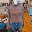 Chenille Turtleneck Sweater