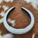 Puffy Mesh Rhinestone Headband