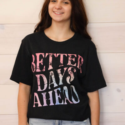 Retro Better Days Ahead Oversized Tee