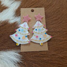 Christmas Tree Dangling Earrings