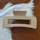 4 Inch Rectangular Hair Claw Clip