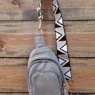 Crisala Sling Nylon Crossbody Bag with Strap