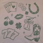 100% Cotton Lucky Doodle St. Patrick’s Day Graphic Tee
