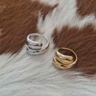 Modern Teardrop Ring