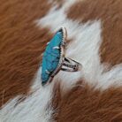 Marquise Natural Turquoise Ring