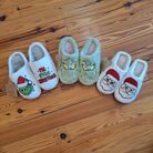Santa Claus Christmas Gifts Holiday Fleece Slippers