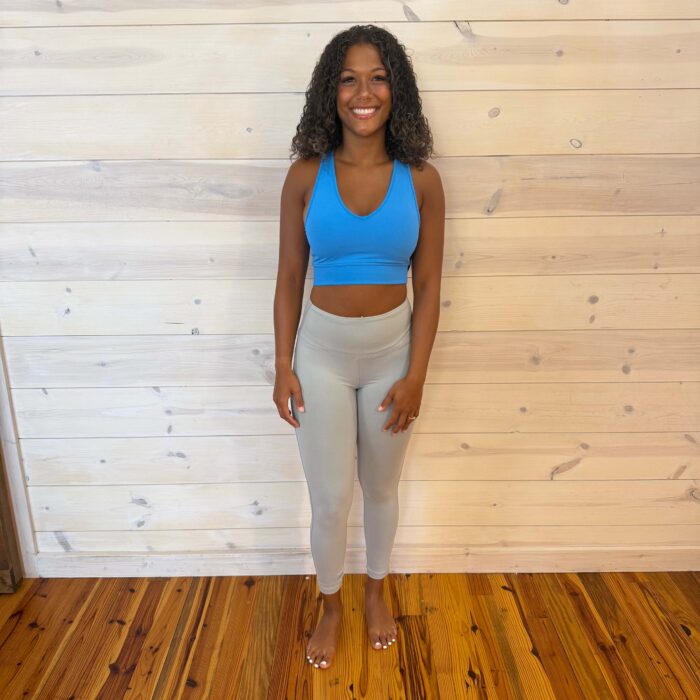 Brushed Microfiber Full Length Leggings with V-Back Scrunch Brushed Microfiber Full Length Leggings with V-Back Scrunch