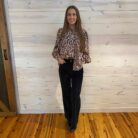 Jeany-High Waisted Corduroy Trouser Wide Leg