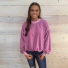 Fleece Pigment Dye Pullover