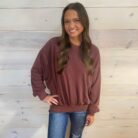 Fleece Pigment Dye Pullover
