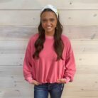 Fleece Pigment Dye Pullover
