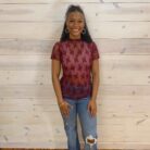 Lace See-Through Layering Short Sleeve Top