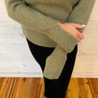 Turtle Neck Knitted Sweater
