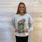 Boujee Grinch Sweatshirt – Heather Grey, 3X