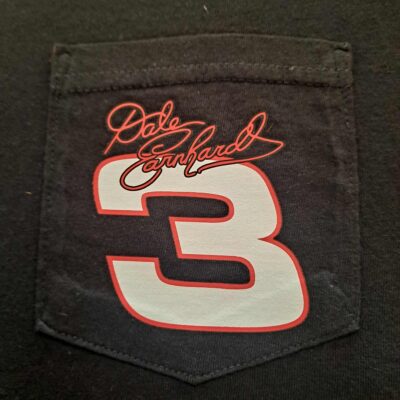 100% Cotton Dale Earnhardt Middle Finger Portrait Graphic Tee