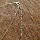 Floral Charm 18K Gold Dip Stainless Steel Necklace