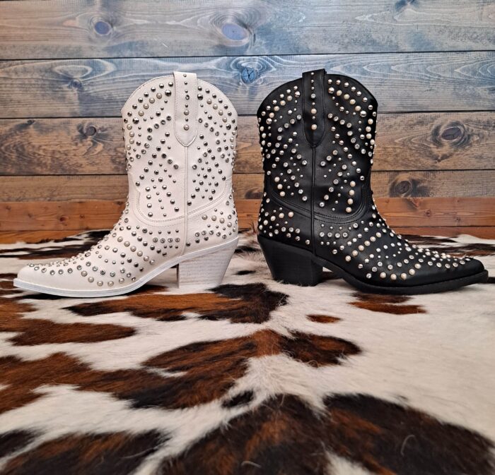 Adela Studded Western Boots