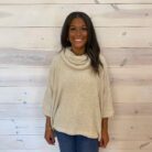 Hartlie Oversized Sweater Top With High Low Hem