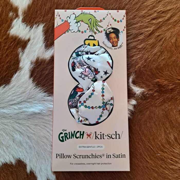 The Grinch X Kitsch Satin 2 Piece Pillowscrunchies
