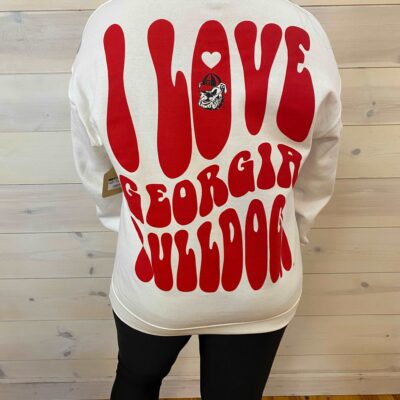 UGA Love Team Graphic Sweatshirt