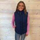 High Neck Puffer Vest