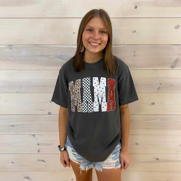 Mama Retro 100% Cotton Graphic Tee