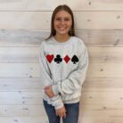 Lucky Draw Embroidered Sweatshirt