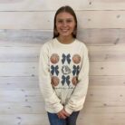 Bulldogs Basketball Game Day Graphic Crewneck Sweatshirt