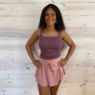 Seamless Winkle Stone Washed Tank Top