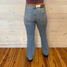 Chrisanna-Mid Rise Bootcut Contrast Wash Front Patch Pocket