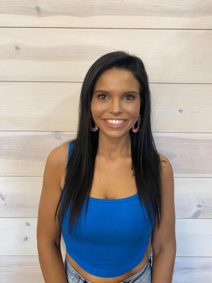 Cotton Square Neck Cropped Cami Top