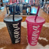Plastic Leopard Print Mama Tumblers