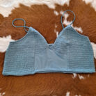 Smocked Triangle Bralette