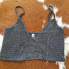 Smocked Triangle Bralette