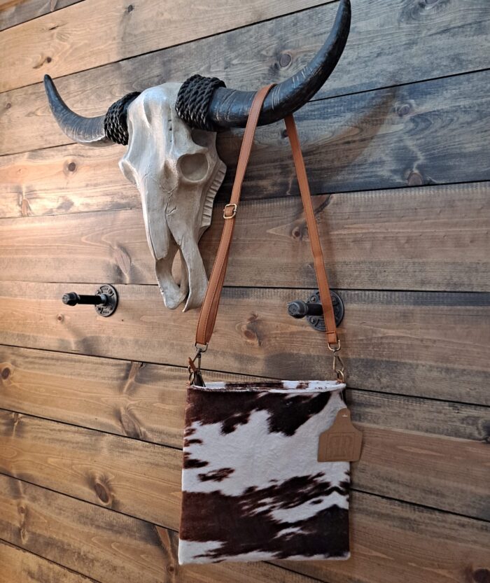 Cow Print Cross Shoulder Purse