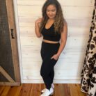 Brushed Microfiber Wide Waistband Full Length Leggings With Pockets