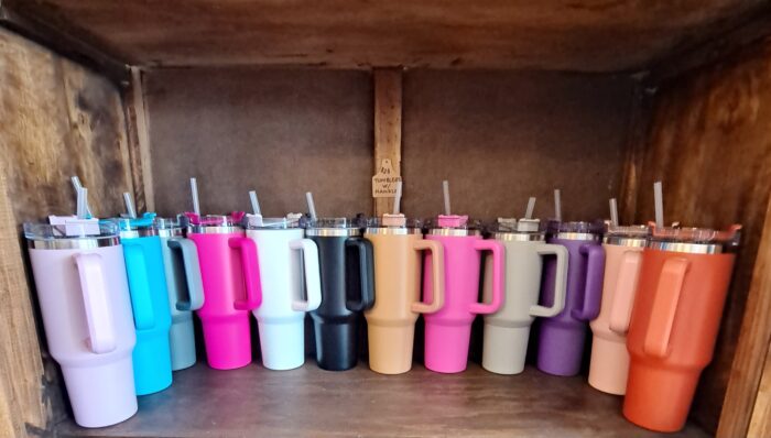 40 Oz Stainless Steel Tumbler With Handle