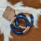 Acrylic Tube Multi Layered Stretch Bracelet