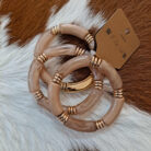 Acrylic Tube Multi Layered Stretch Bracelet