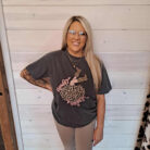 Howdy Pumpkin Leopard Graphic Tee