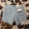 Sandy-High Waist Rigid Magic Dad Short With Cell Phone Back Pocket