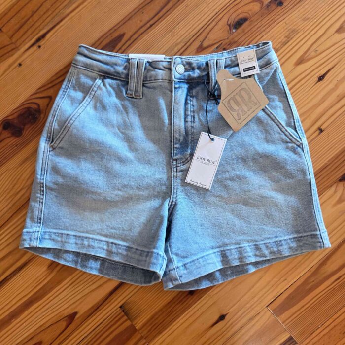 Coral-High Waist Trouser Short