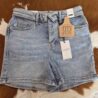 Sherry-High Waist Slim Short With Foldover Waistband