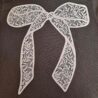 Glitter Lace Bow 100%  Cotton Tee