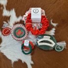 A Trio of Teleties Silk Hair Scrunchies