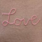Love Script Graphic Baggy Sweater