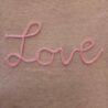Love Script Graphic Baggy Sweater