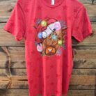Highland Christmas Cow Star Graphic Tee