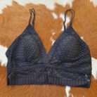 Adjustable Pull-Over Lace Longline Silhouette With Removable Padding