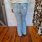 Amanda-Mid Rise Button Down Flare